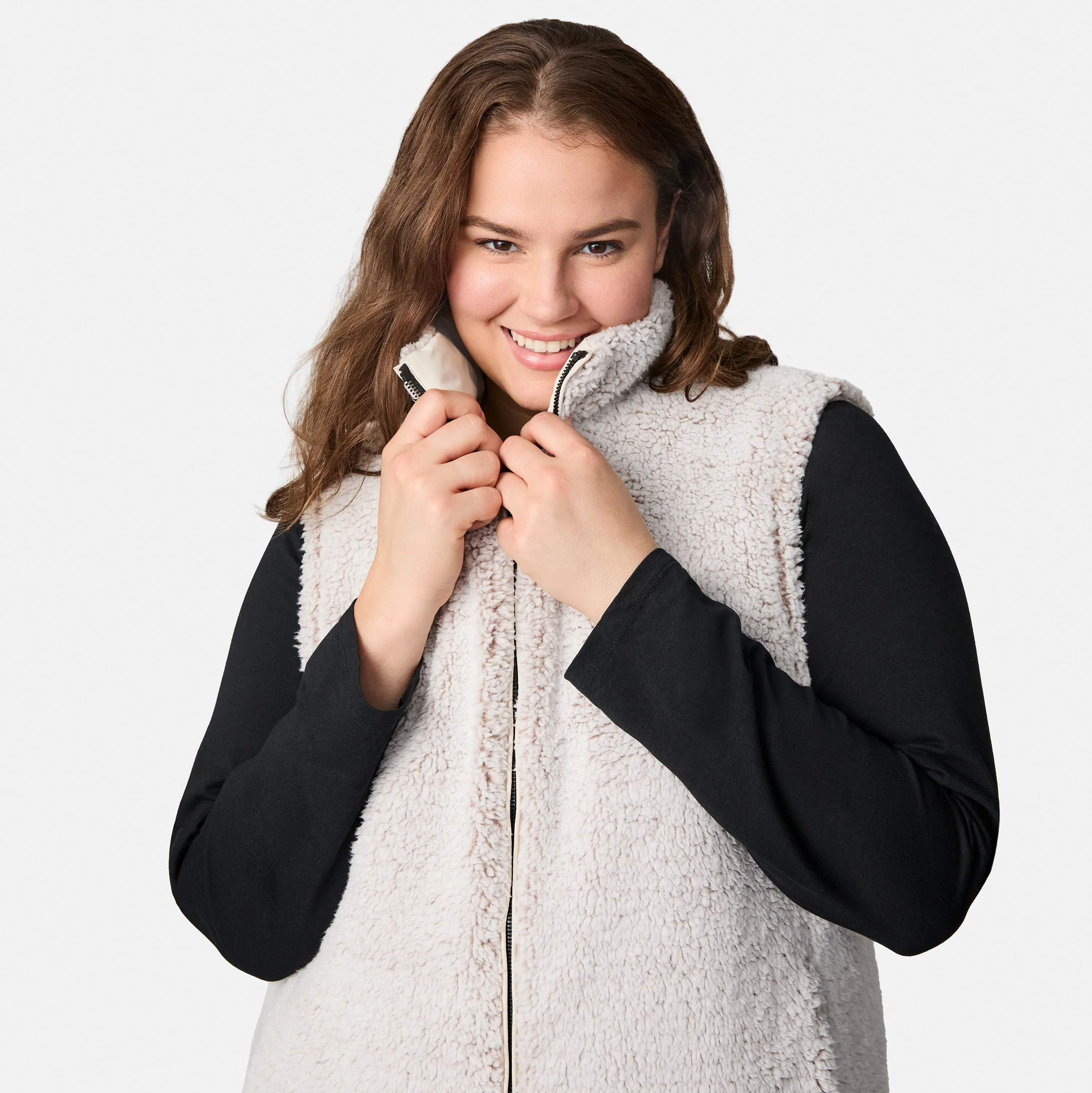 Women's Plus Size Expedition II Stratus Lite Reversible Vest sold by Free Country product image thumbnail 2