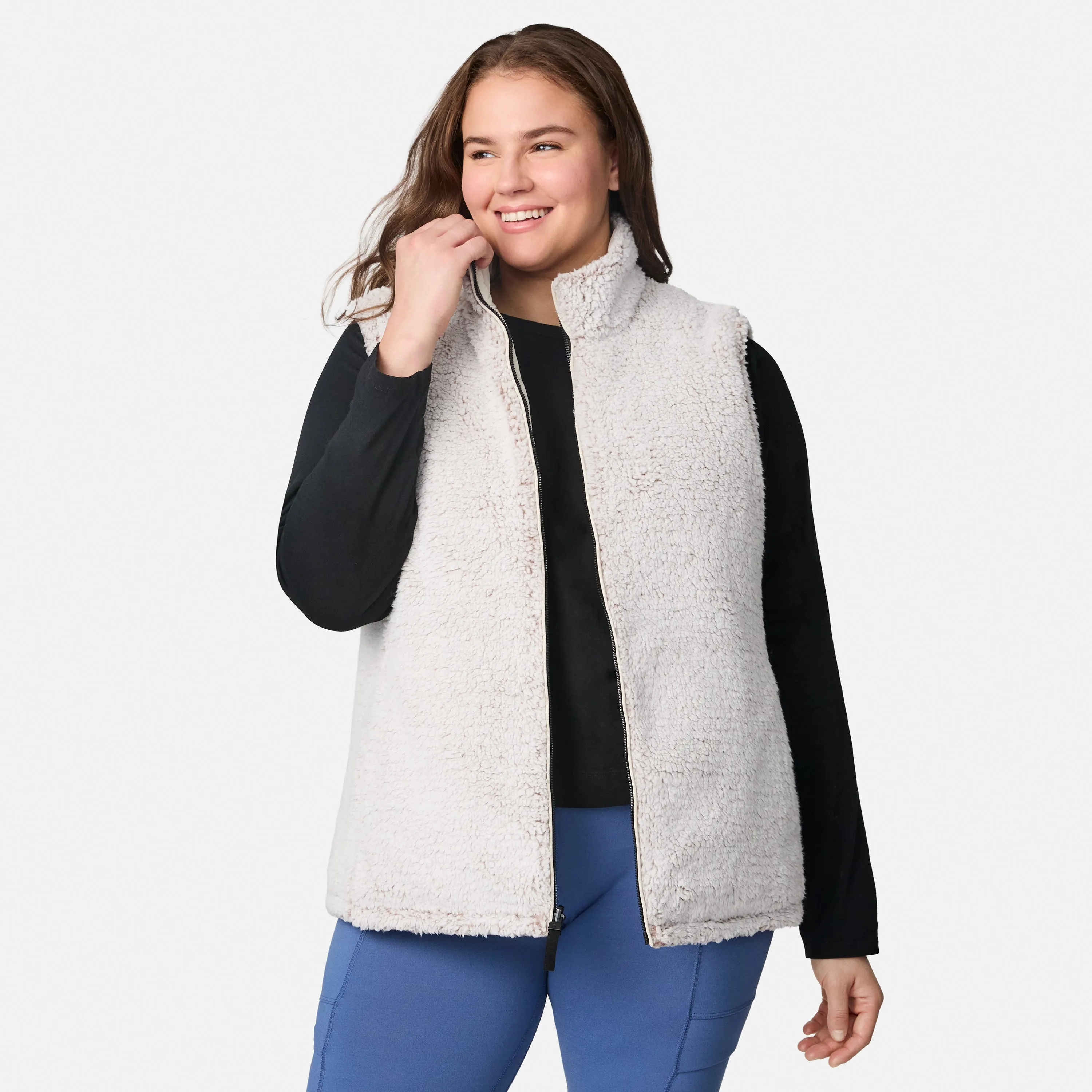 Women's Plus Size Expedition II Stratus Lite Reversible Vest sold by Free Country product image thumbnail 4