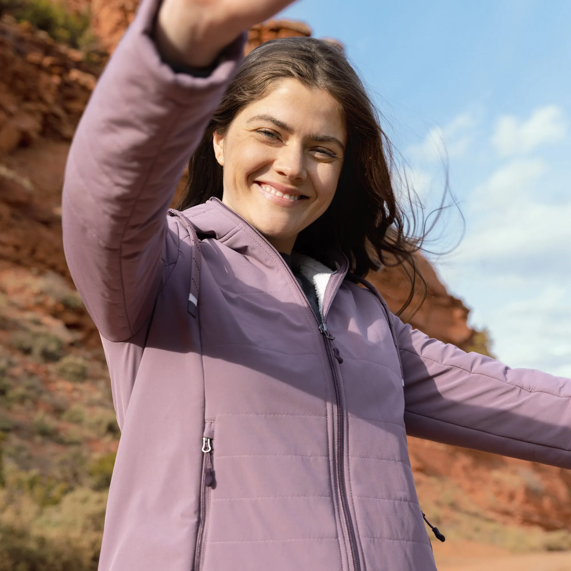 Women's AirLoft Quilted Jacket sold by Free Country product image thumbnail 2