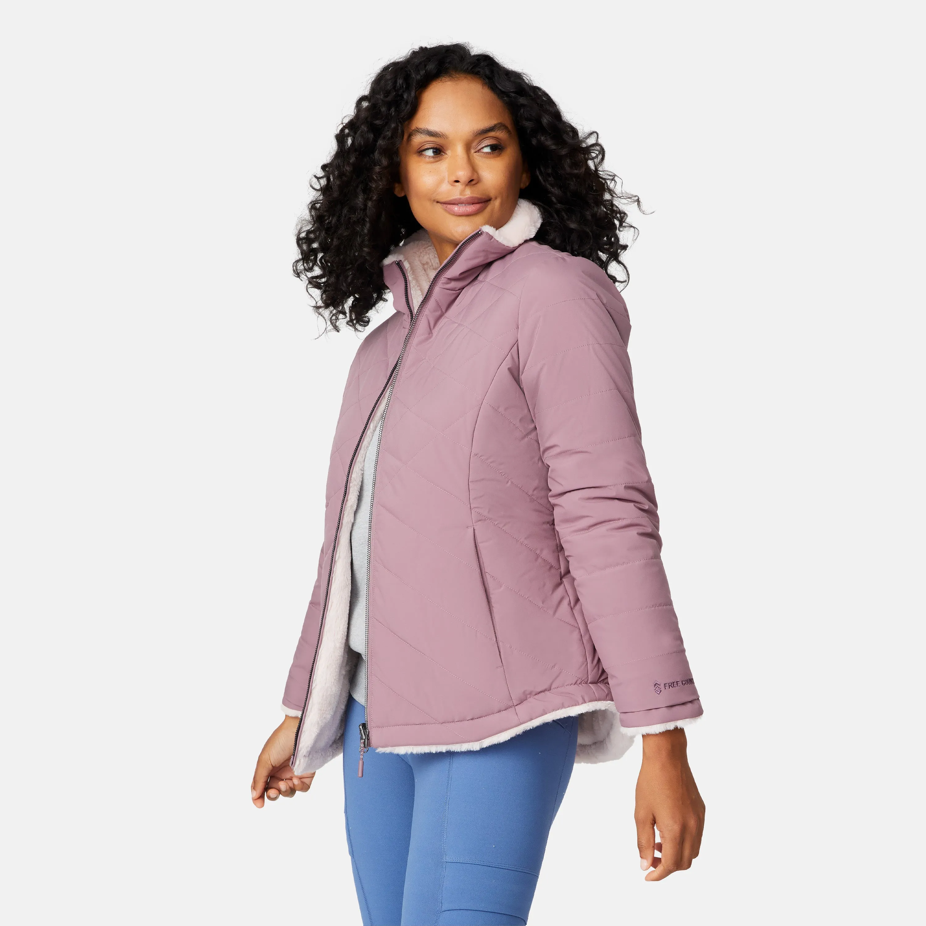 Women's Cirrus Quilted Reversible Jacket sold by Free Country product image thumbnail 4