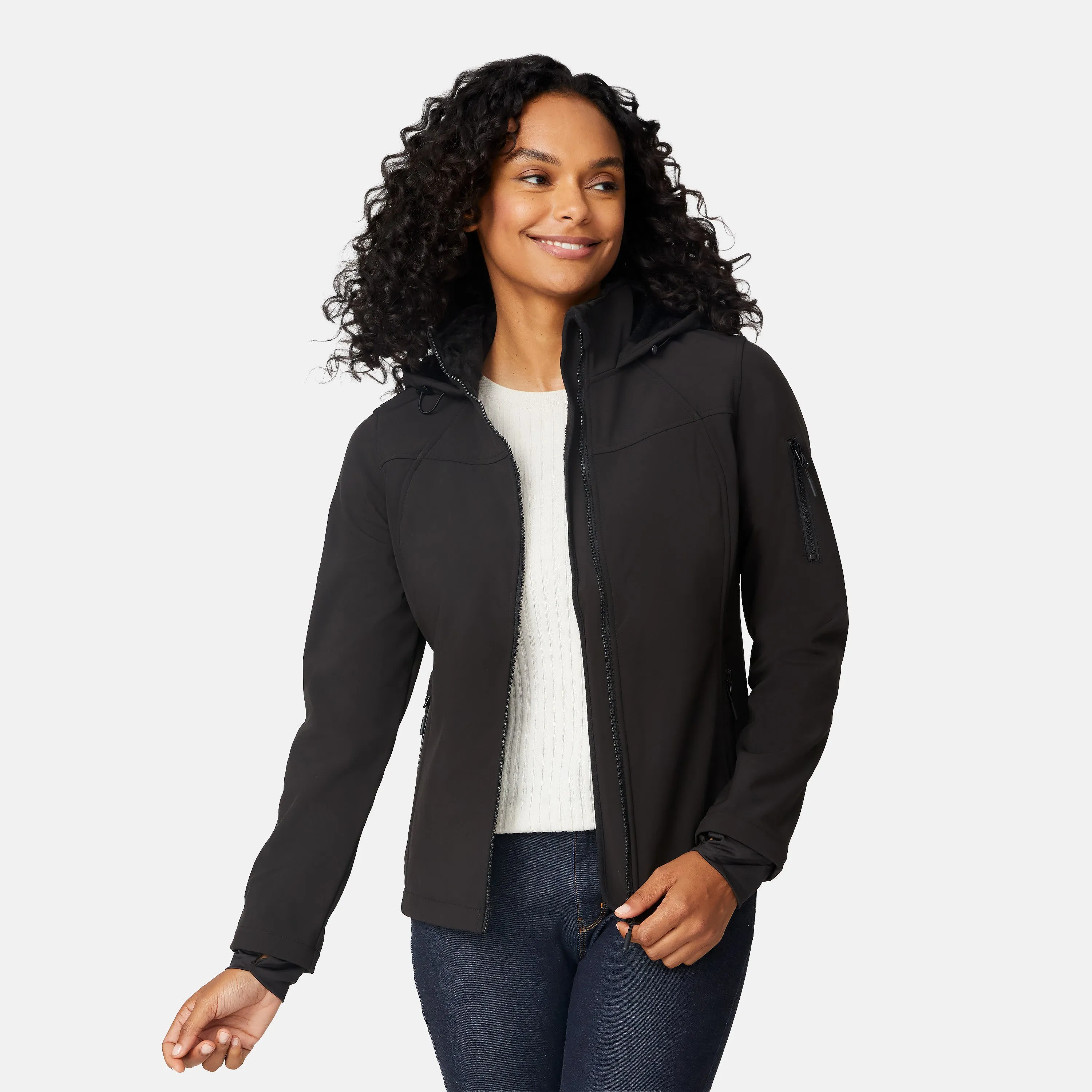 Women's FreeCycle® Super Softshell® Jacket sold by Free Country product image thumbnail 3