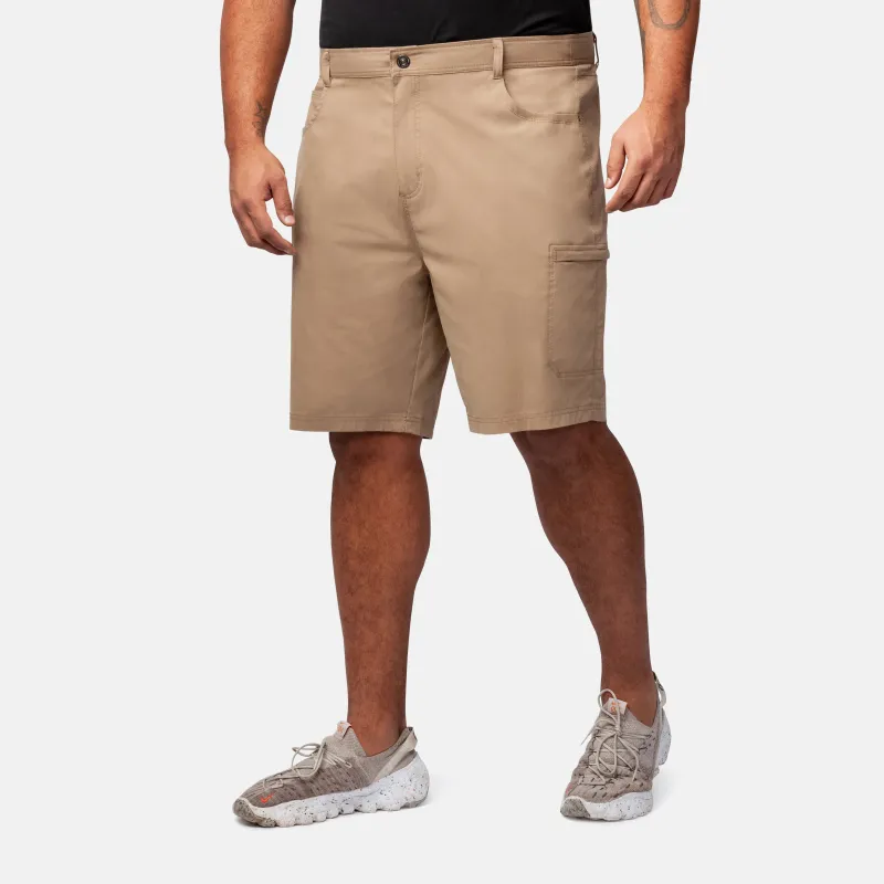 Men's Stretch Active Poplin Trek Cargo Short sold by Free Country