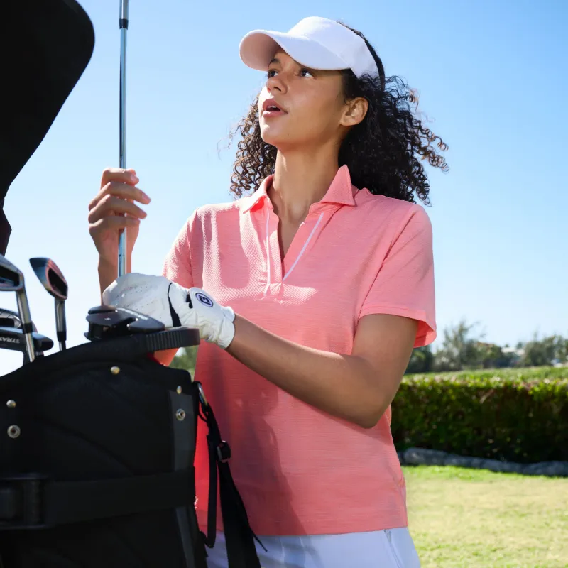 Women's SunFree Polo Top made by Free Country