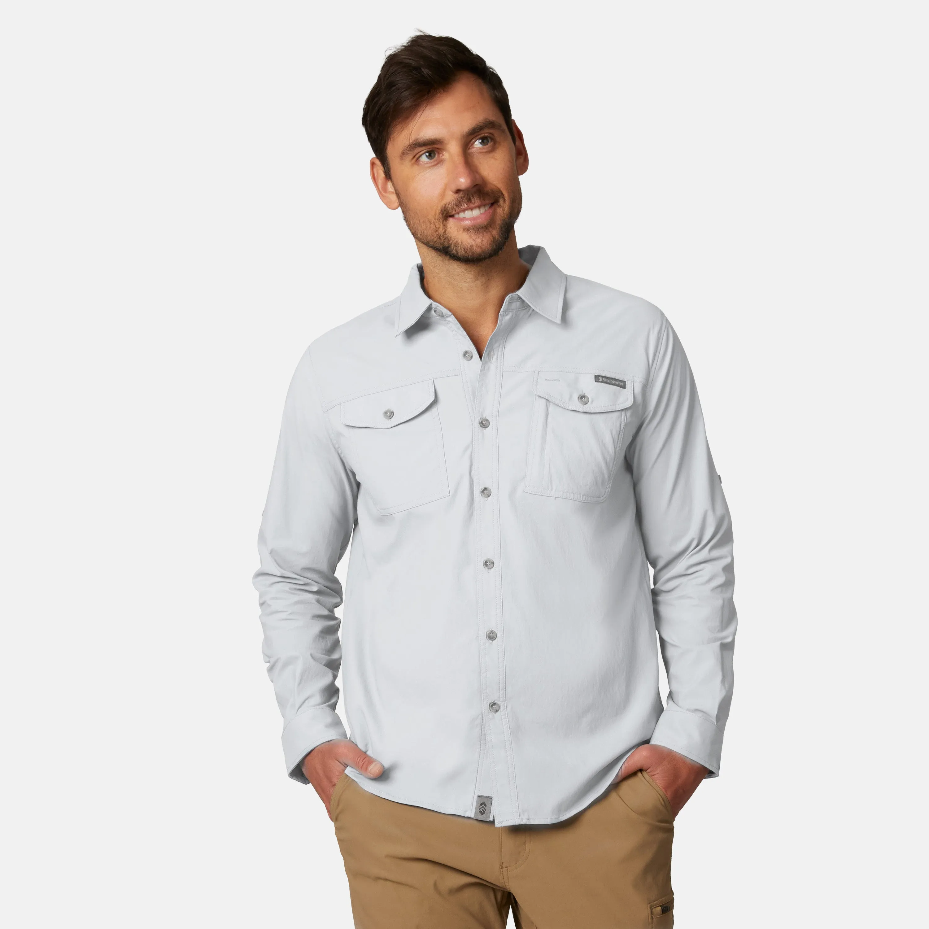 Men's Acadia Expedition Long Sleeve Shirt sold by Free Country product image thumbnail 4