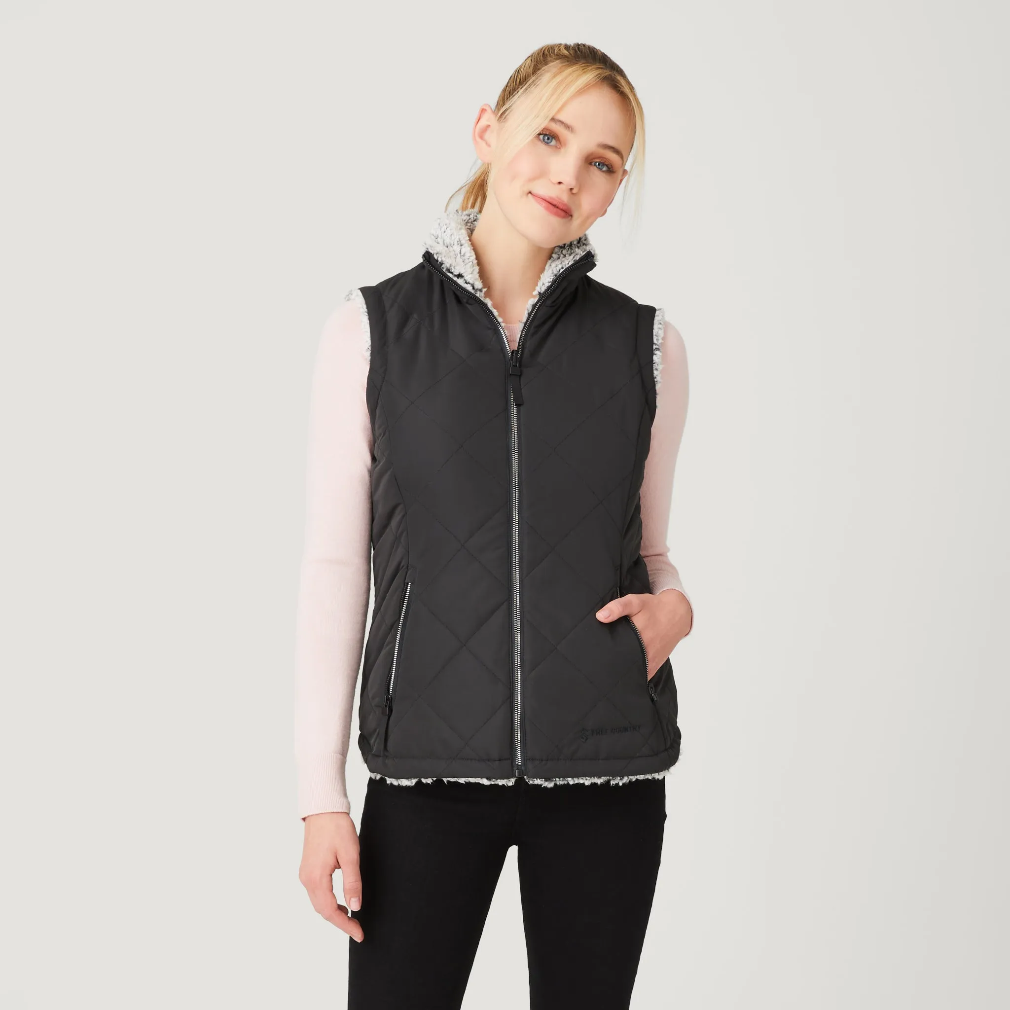 Women's Stratus Lite Reversible Vest sold by Free Country