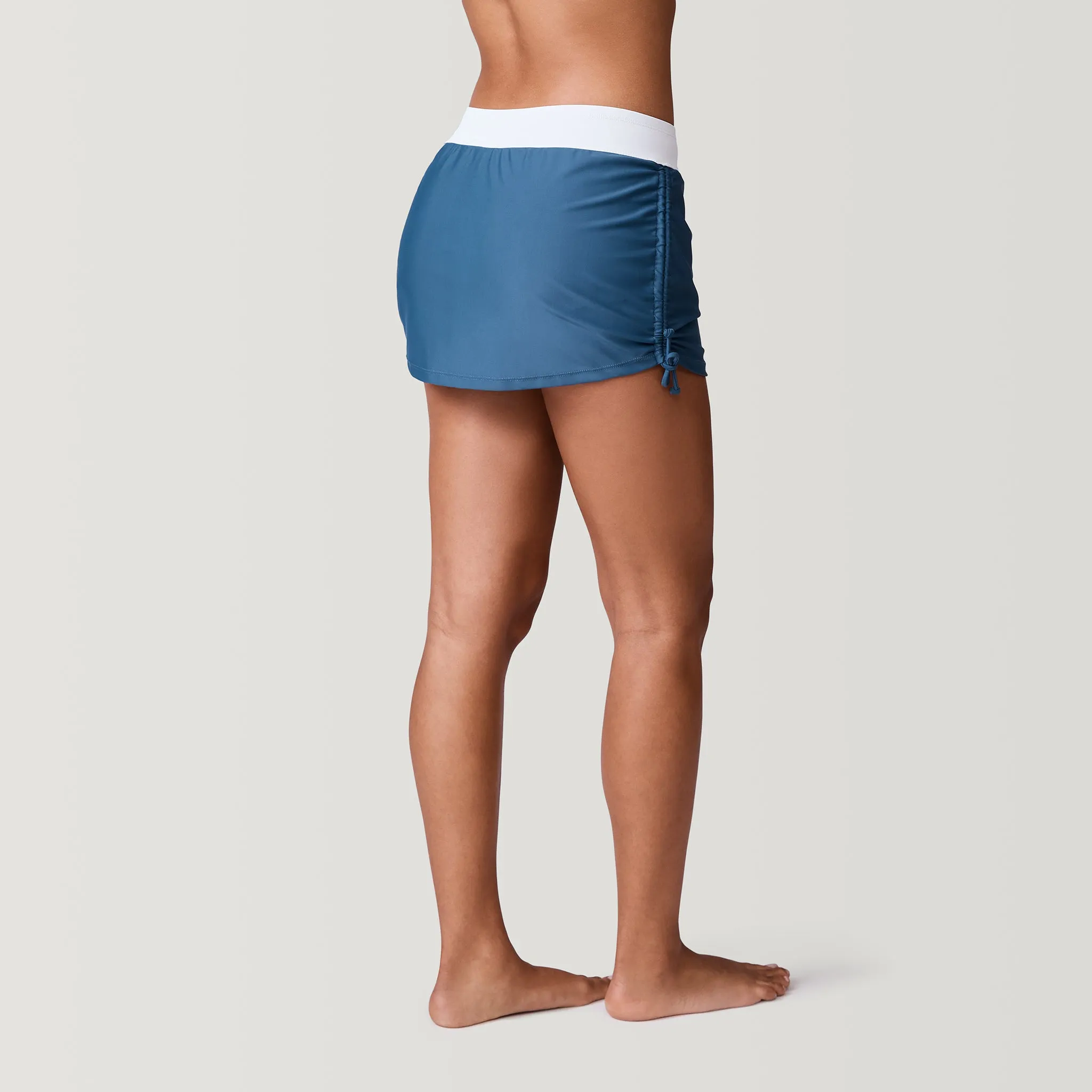 Women's Side Shirred Swim Skirt sold by Free Country product image thumbnail 4