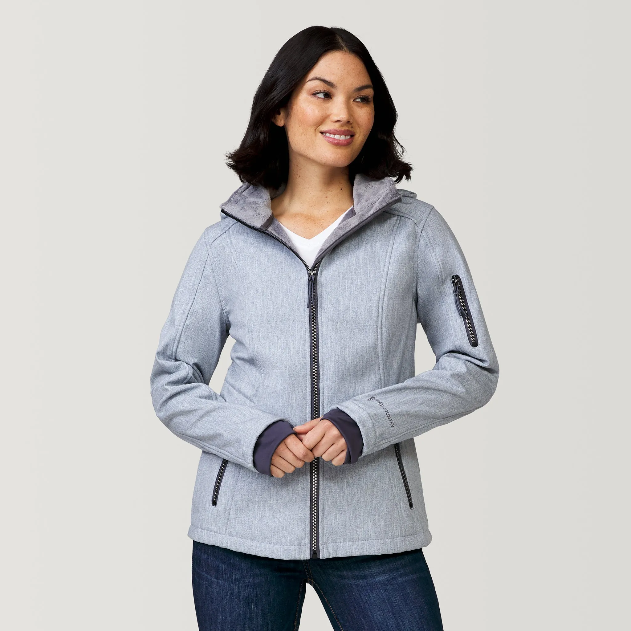 Women's Aeris II Super Softshell® Jacket sold by Free Country product image thumbnail 2