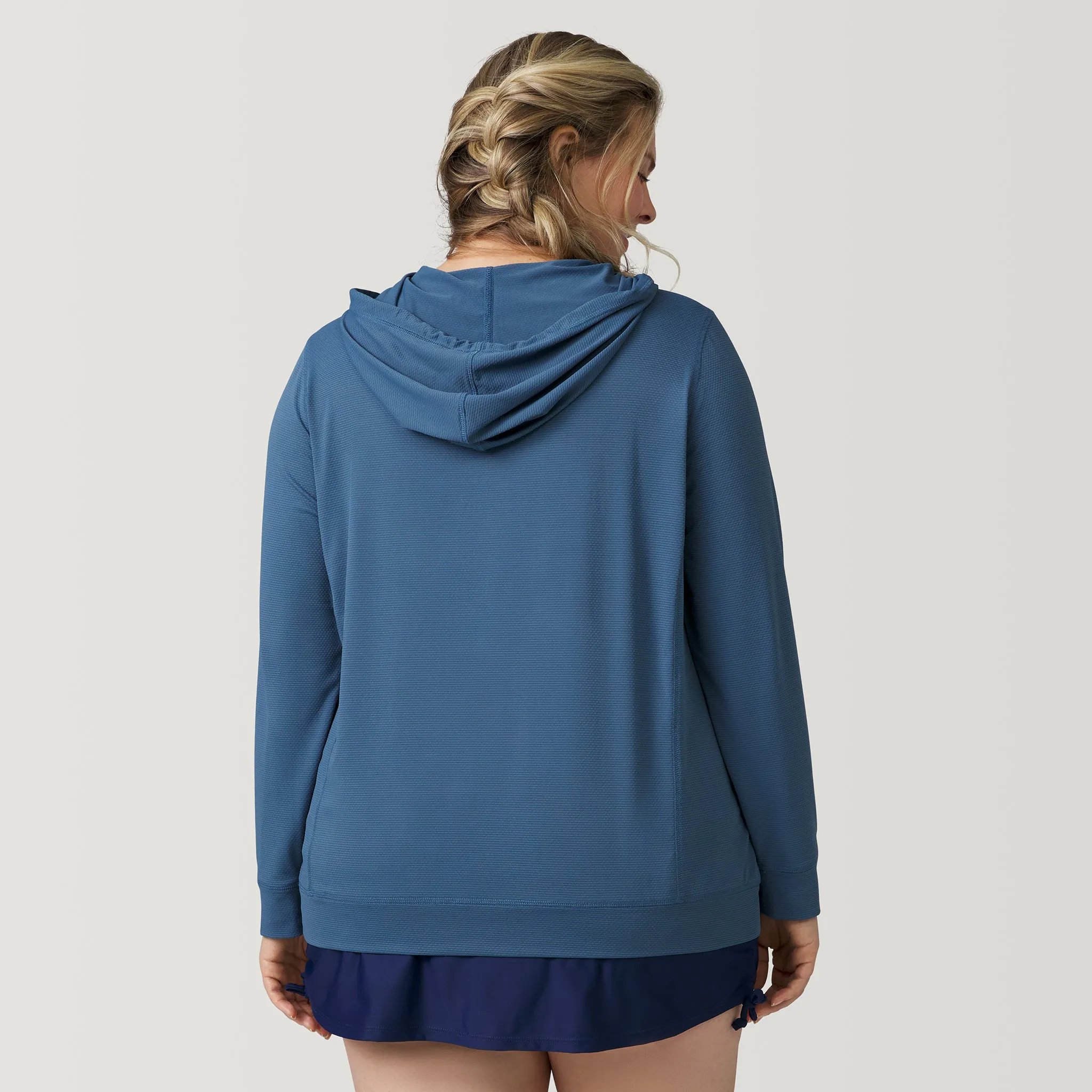 Women's Plus Size SunFree UPF Hoodie sold by Free Country product image thumbnail 5