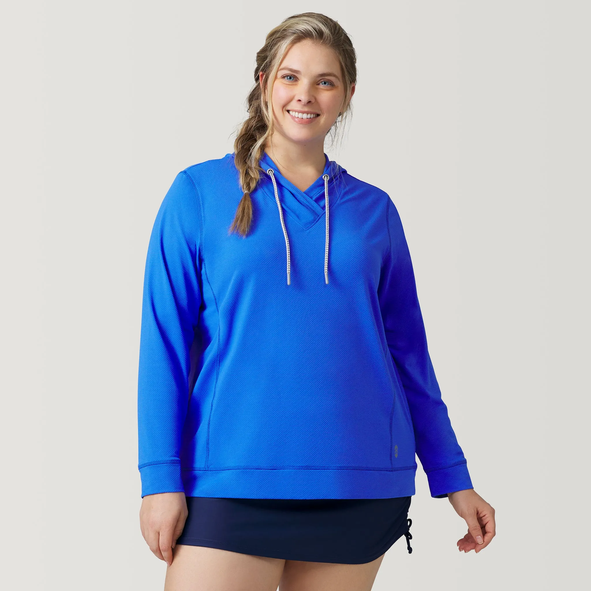 Women's Plus Size SunFree UPF Hoodie sold by Free Country product image thumbnail 2