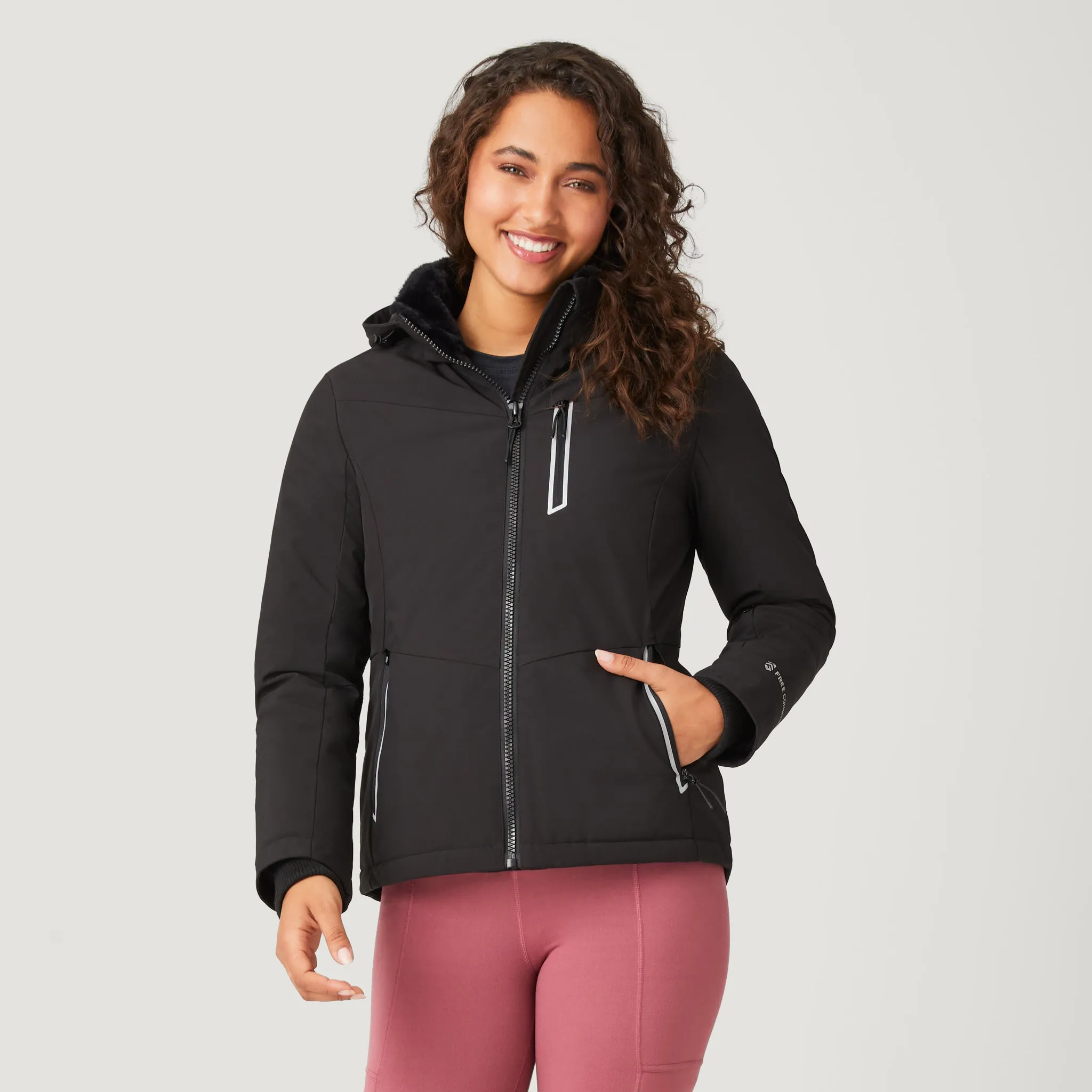 Women's FreeCycle® Thermo Super Softshell® II Jacket sold by Free Country product image thumbnail 2