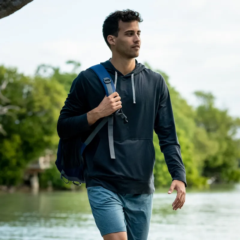 Men's Lightweight Sueded Hoodie sold by Free Country