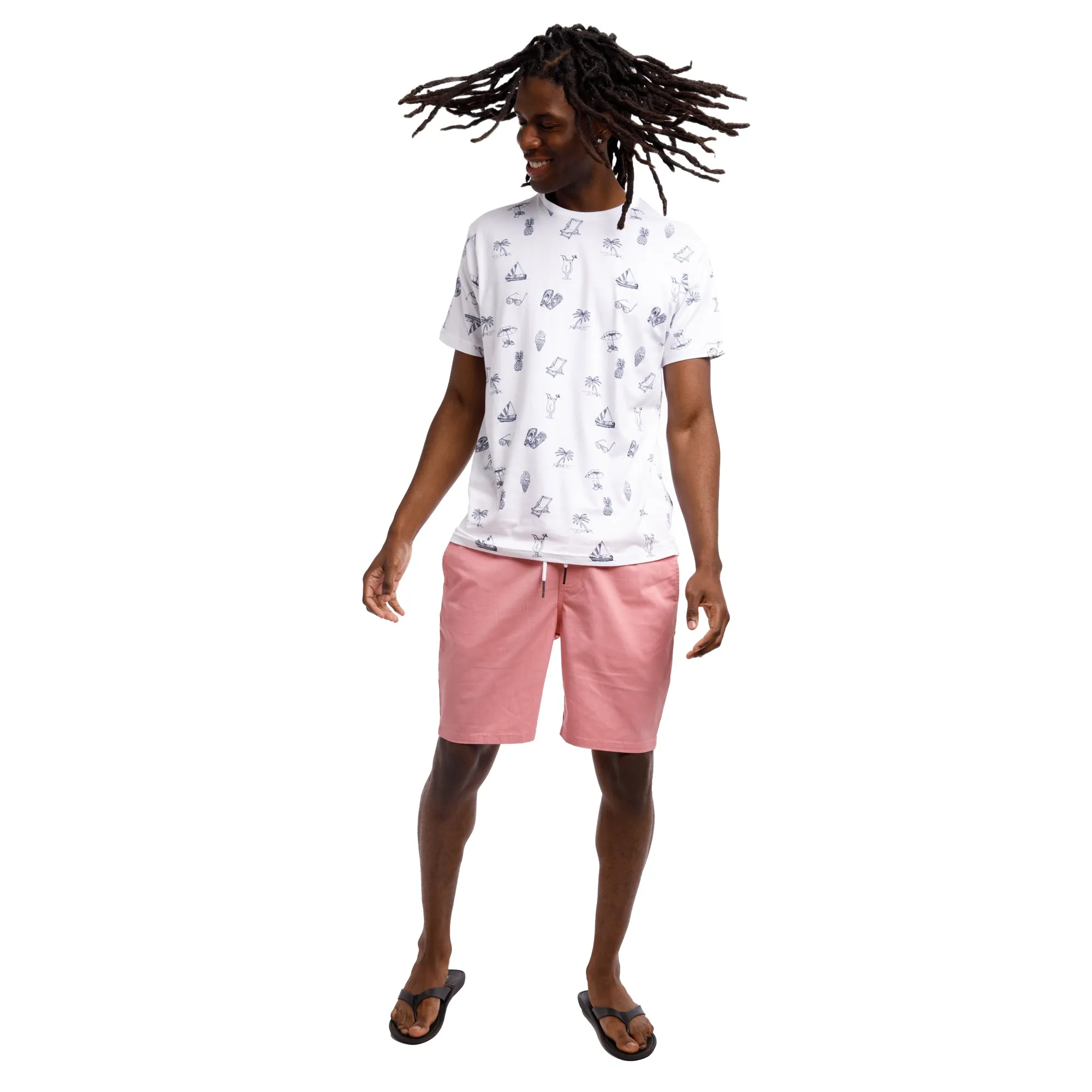 Super Soft Short Sleeve Printed Crew Neck | Gone To The Beach sold by Free Planet product image thumbnail 3