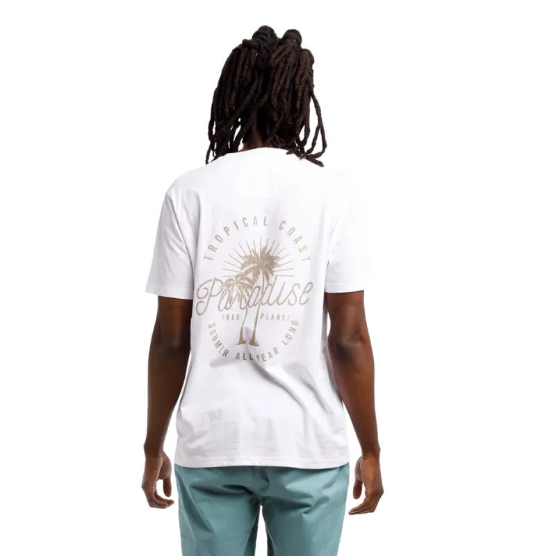 Organic Short Sleeve Crew Neck Tee | It's Paradise sold by Free Planet
