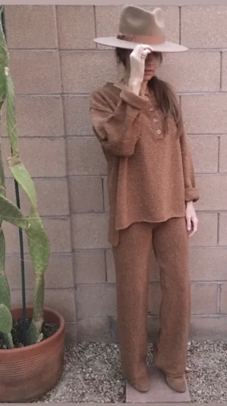 CAMEL SWEATER SET sold by freebird