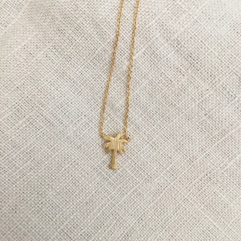 PALM TREE NECKLACE sold by freebird