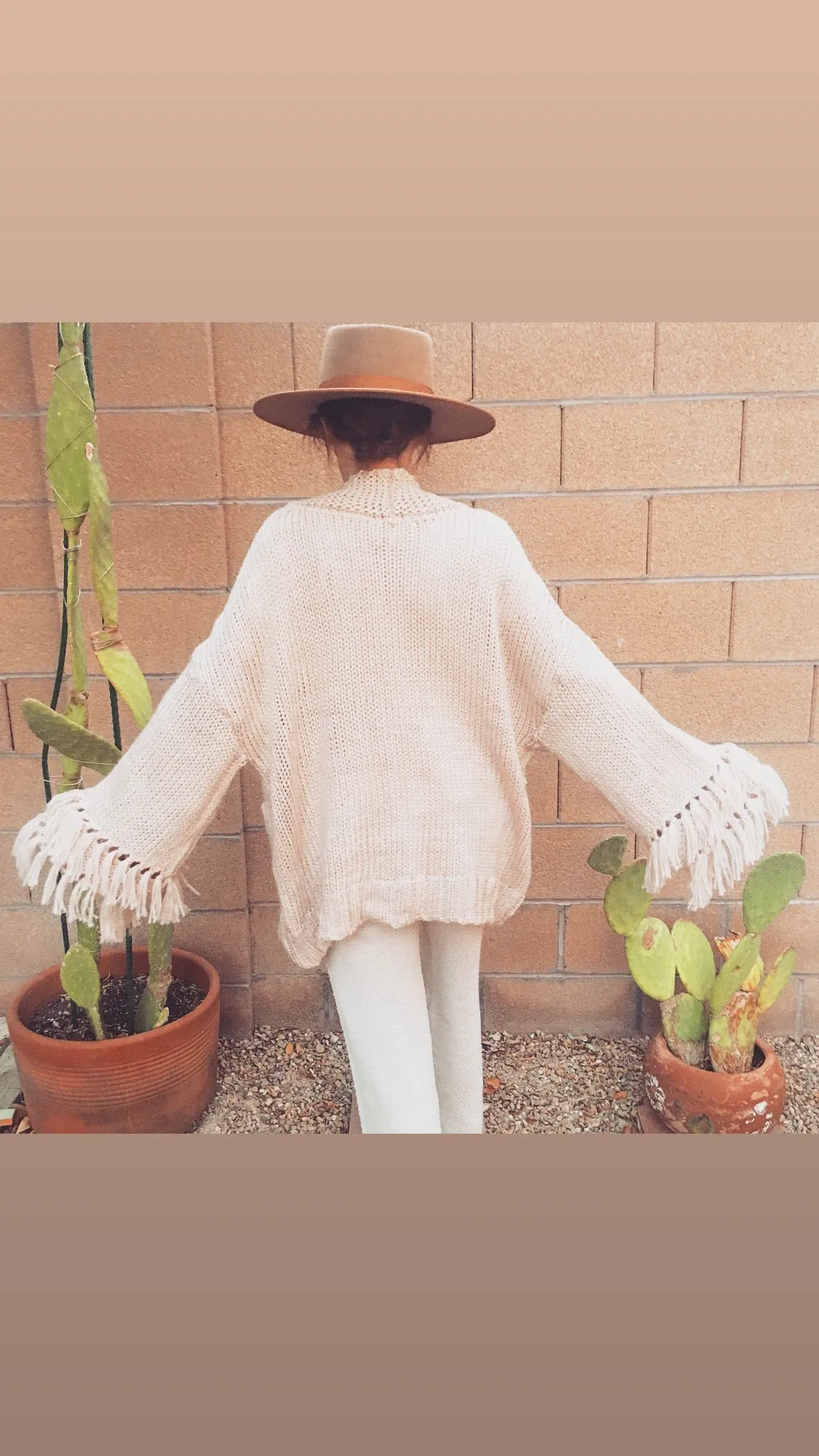 WILD & FREE FRINGE CARDIGAN sold by freebird product image thumbnail 3