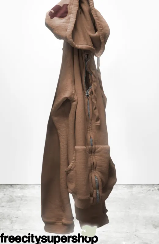 SUPERFLUFF LUX zip hoodie - toner sold by freecity