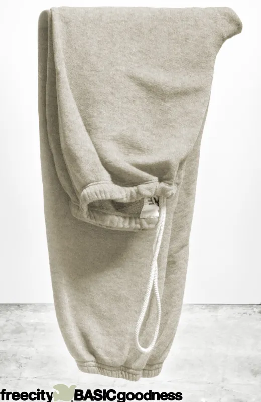 BASICGOODNESS light-terry/fluff OG sweatpant - heatheryumm oats sold by freecity