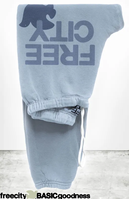 FREECITY sweatpant - blueice sold by freecity