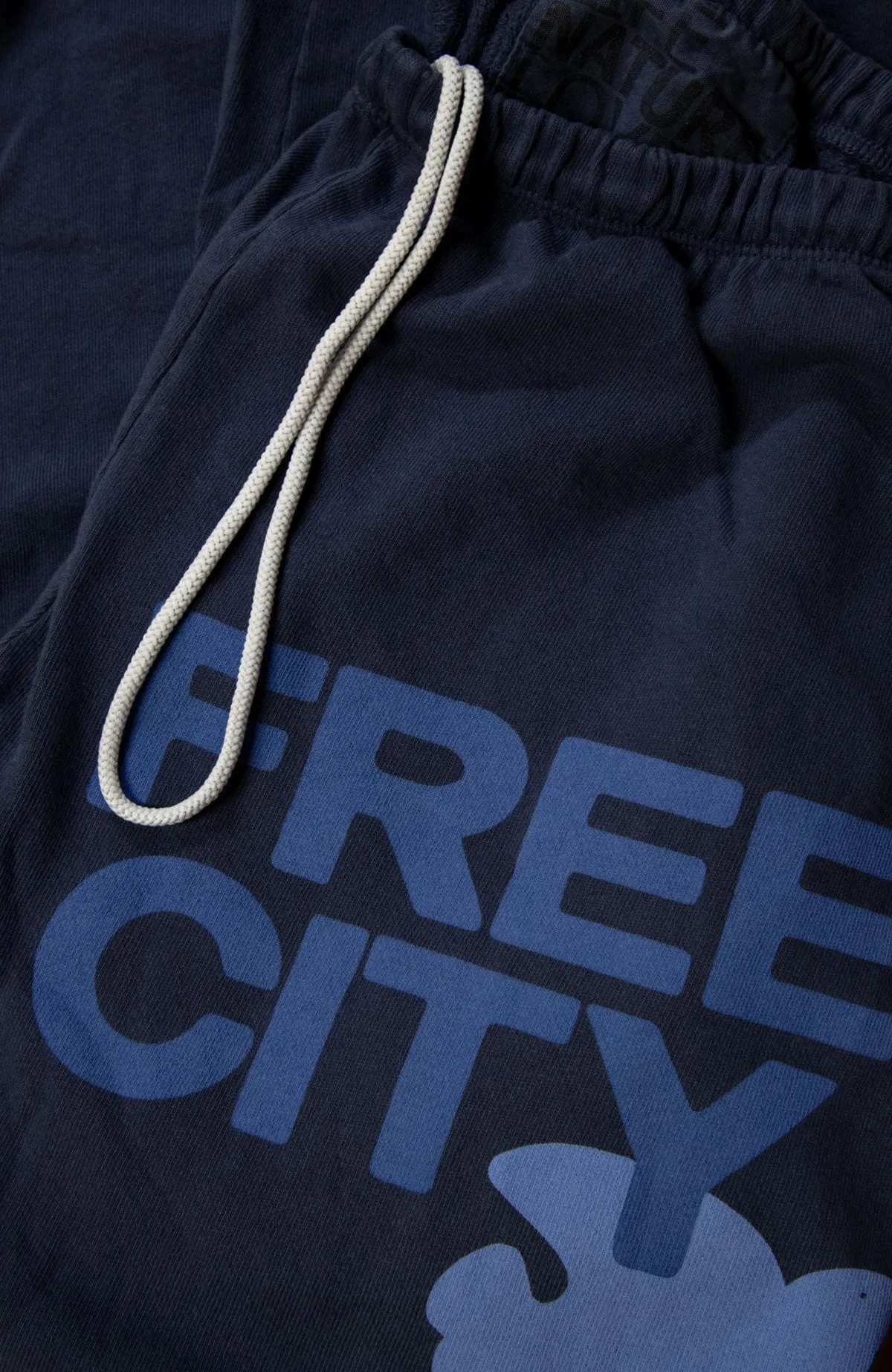 "WORKSHOP EXCLUSIVE" FREECITY cutoffs - moonshrooms/blues sold by freecity product image thumbnail 2