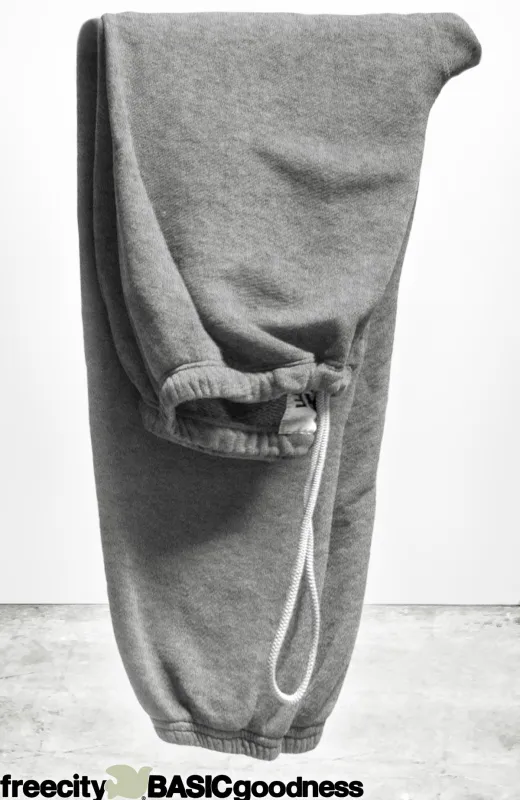 BASICGOODNESS light-terry/fluff OG sweatpant - heatheryumm sold by freecity
