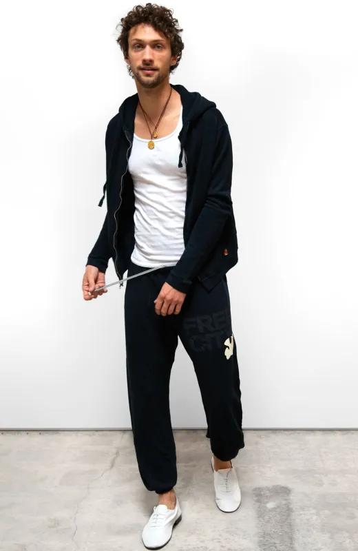 SUPERFLUFF LUX OG sweatpant - deepspace/cream sold by freecity