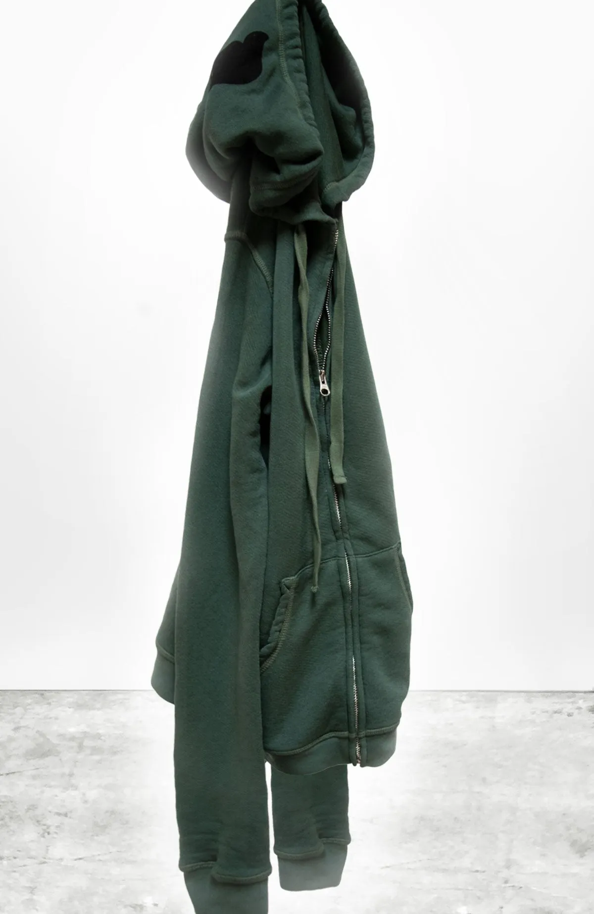 SUPERFLUFF LUX zip hoodie - bush sold by freecity product image thumbnail 2