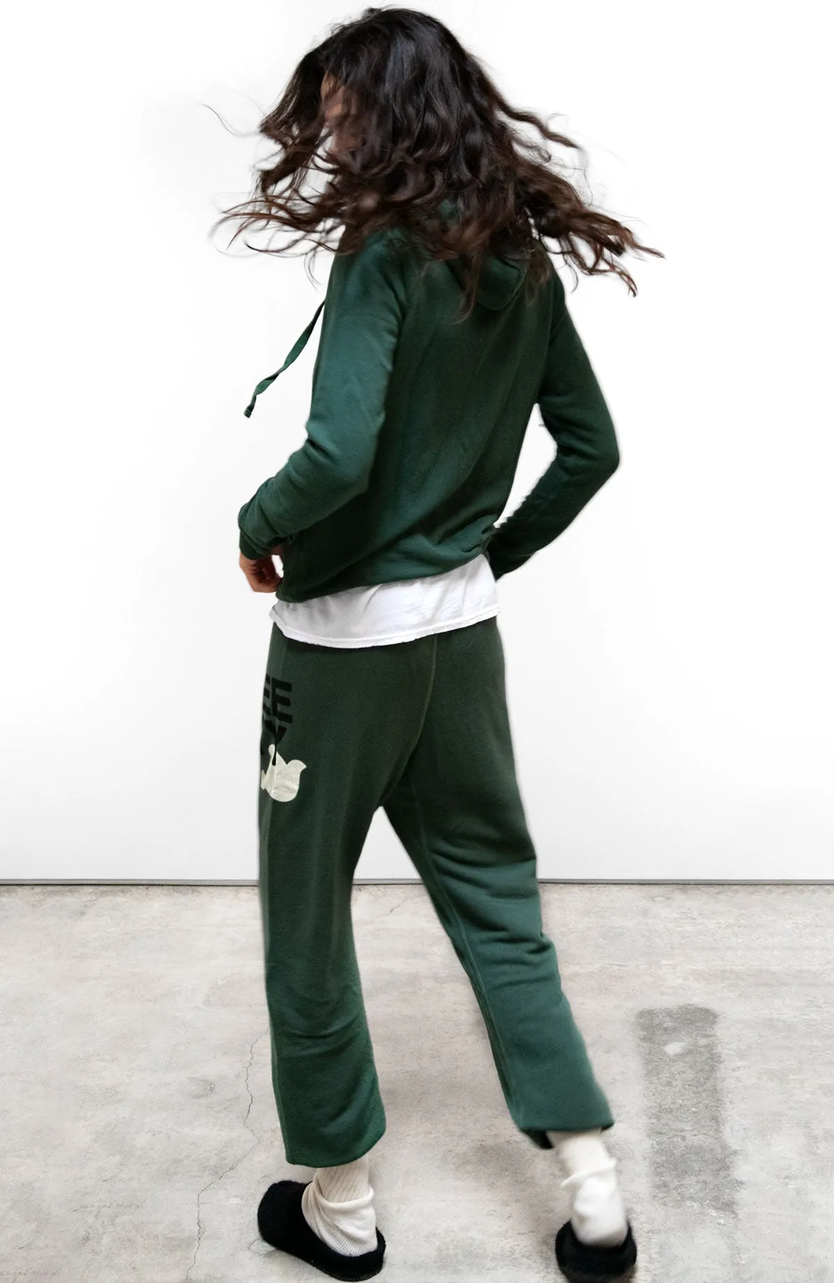 SUPERFLUFF LUX zip hoodie - bush sold by freecity product image thumbnail 4