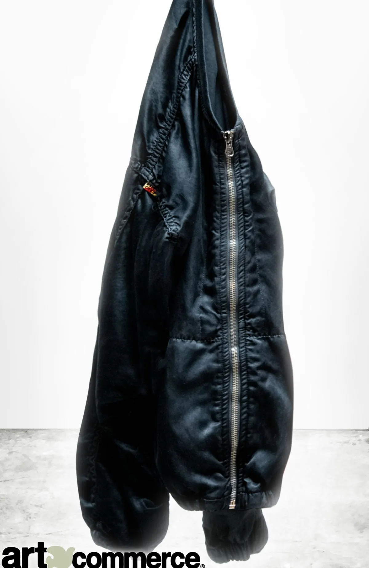 SATIN BOMBER/SHELL - superblack/glass sold by freecity product image thumbnail 2
