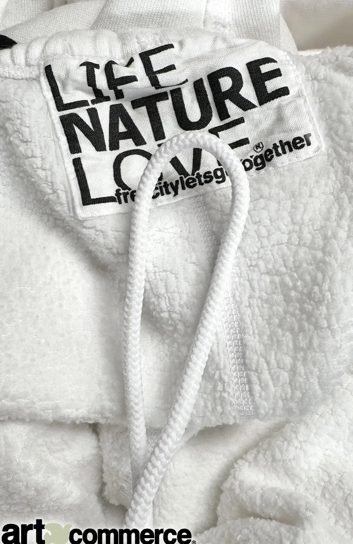CIRCA'99 OG LETSGO OLDSCHOOL POLYBLEND/FLUFF sweat - superwhite sold by freecity product image thumbnail 3