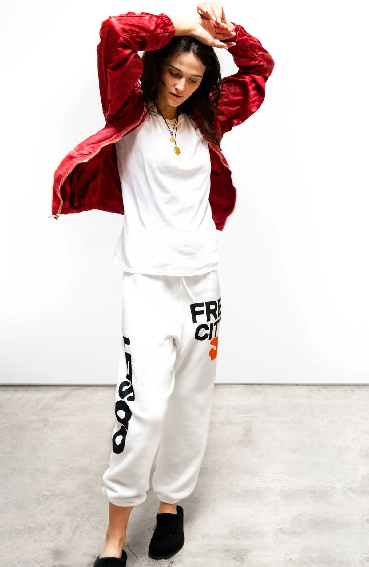 CIRCA'99 OG LETSGO OLDSCHOOL POLYBLEND/FLUFF sweat - superwhite sold by freecity product image thumbnail 5