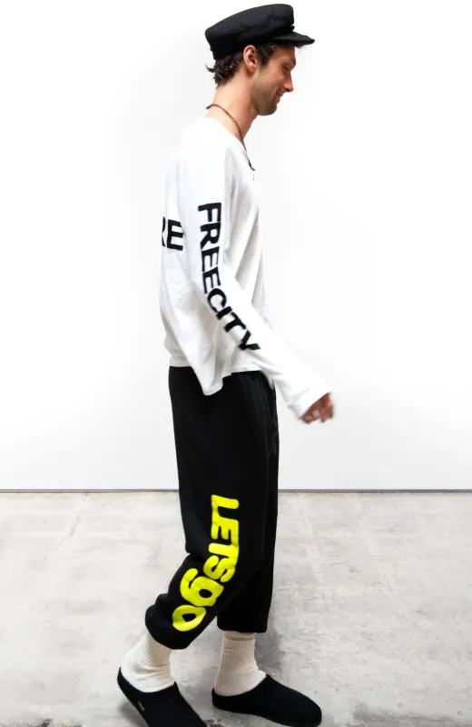 CIRCA'99 OG LETSGO OLDSCHOOL POLYBLEND/FLUFF sweat - blackspace sold by freecity