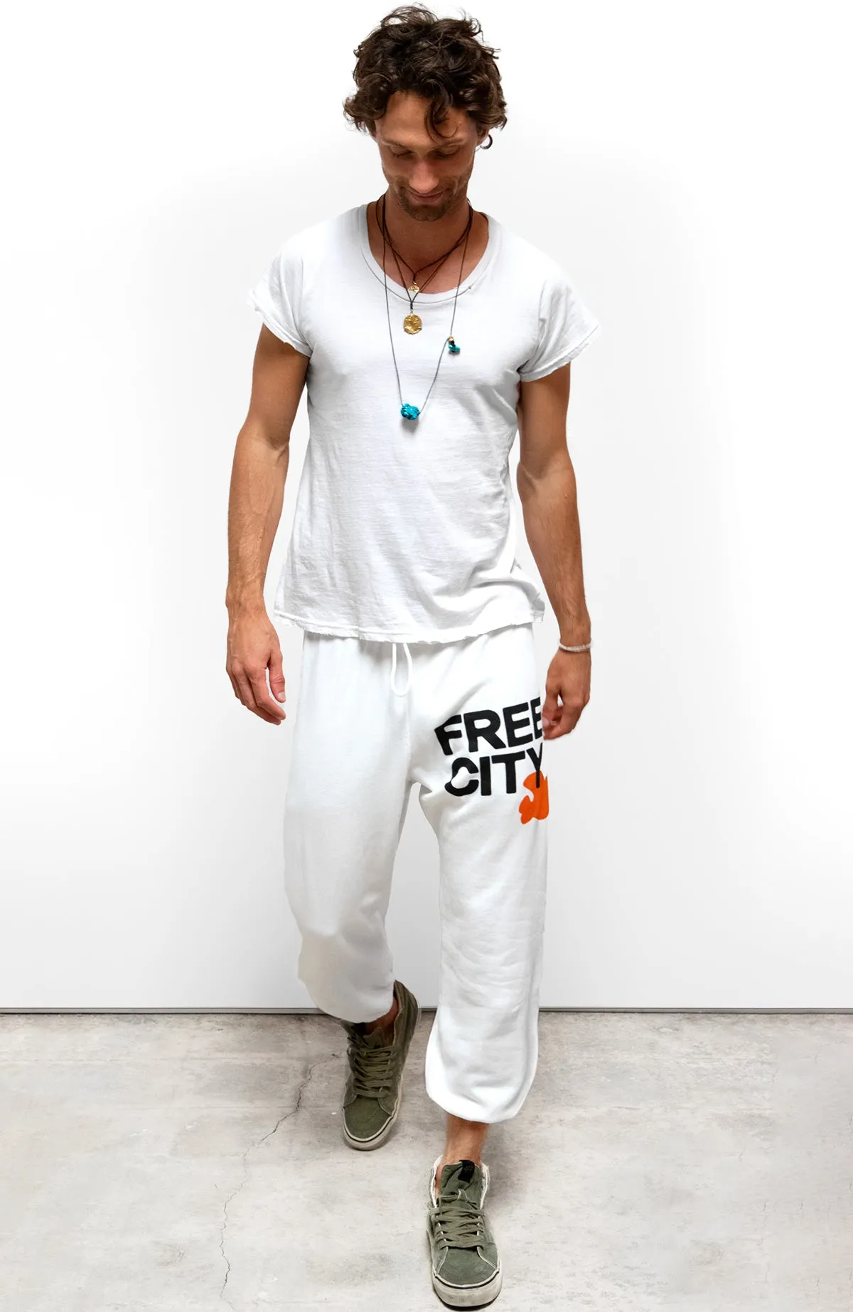 FREECITY sweatpant - chalk orange sold by freecity product image thumbnail 3