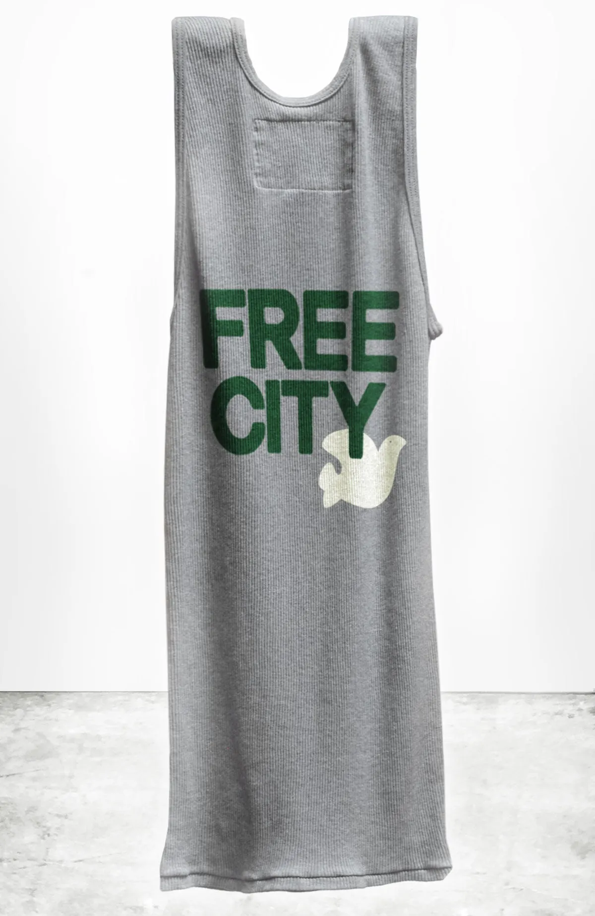 FREECITY RTU/1999 SUPERVINTAGE TANK - heather army sold by freecity