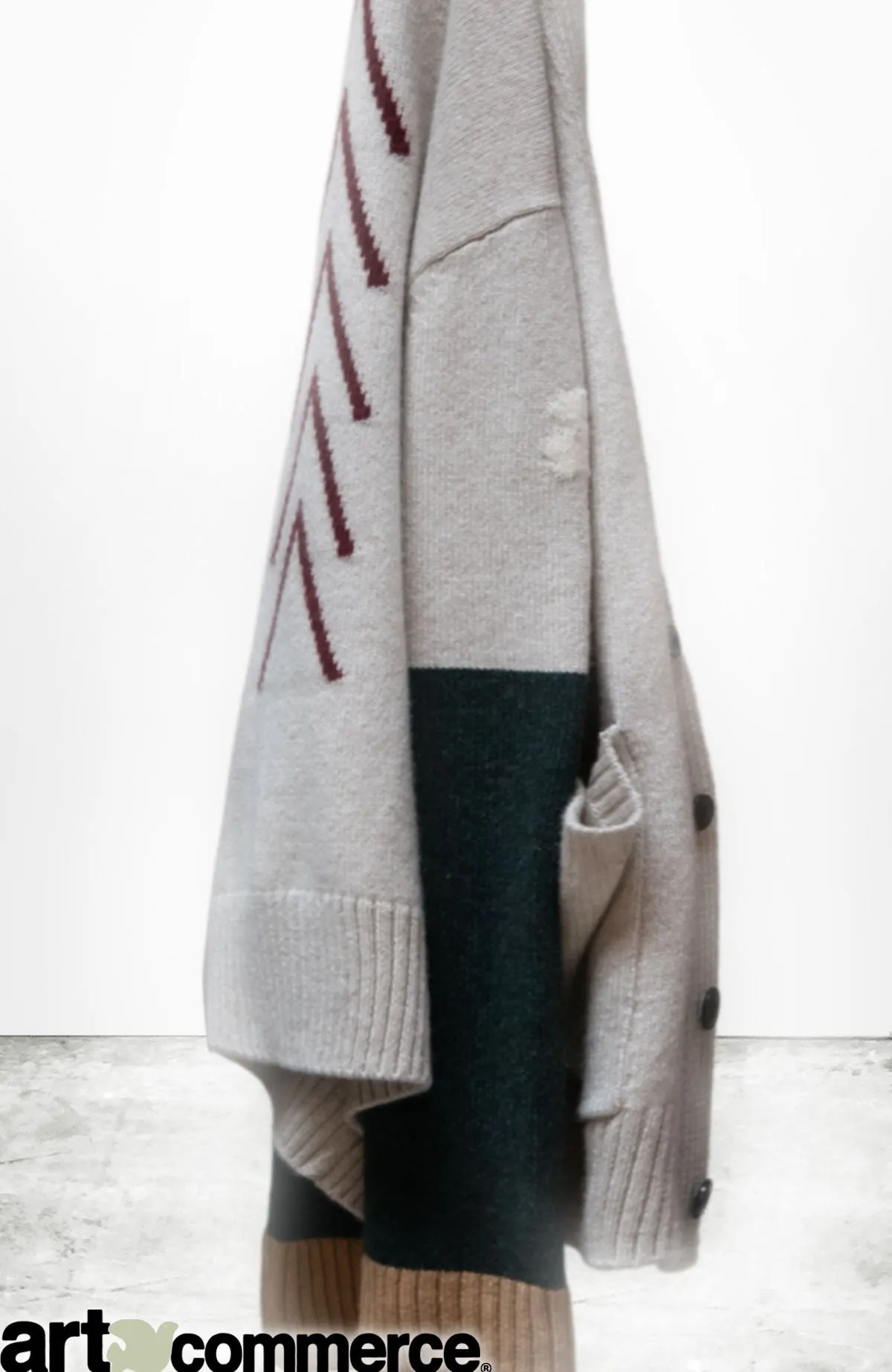 ARROWS CASHMERE LUX CARDIGAN - NATURAL/MIX sold by freecity product image thumbnail 2