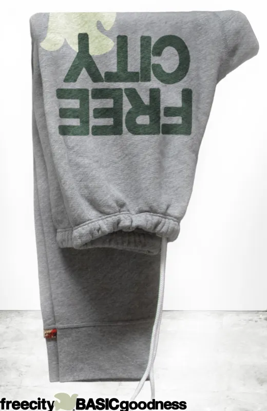 FREECITY HEATHER 3/4 sweats - heather surplus sold by freecity