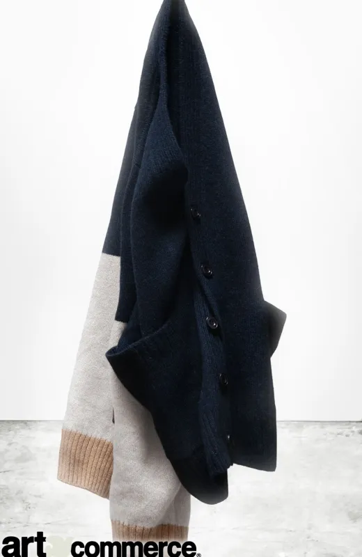 SUPERLUX CASHMERE CARDIGAN - squidsink made by freecity