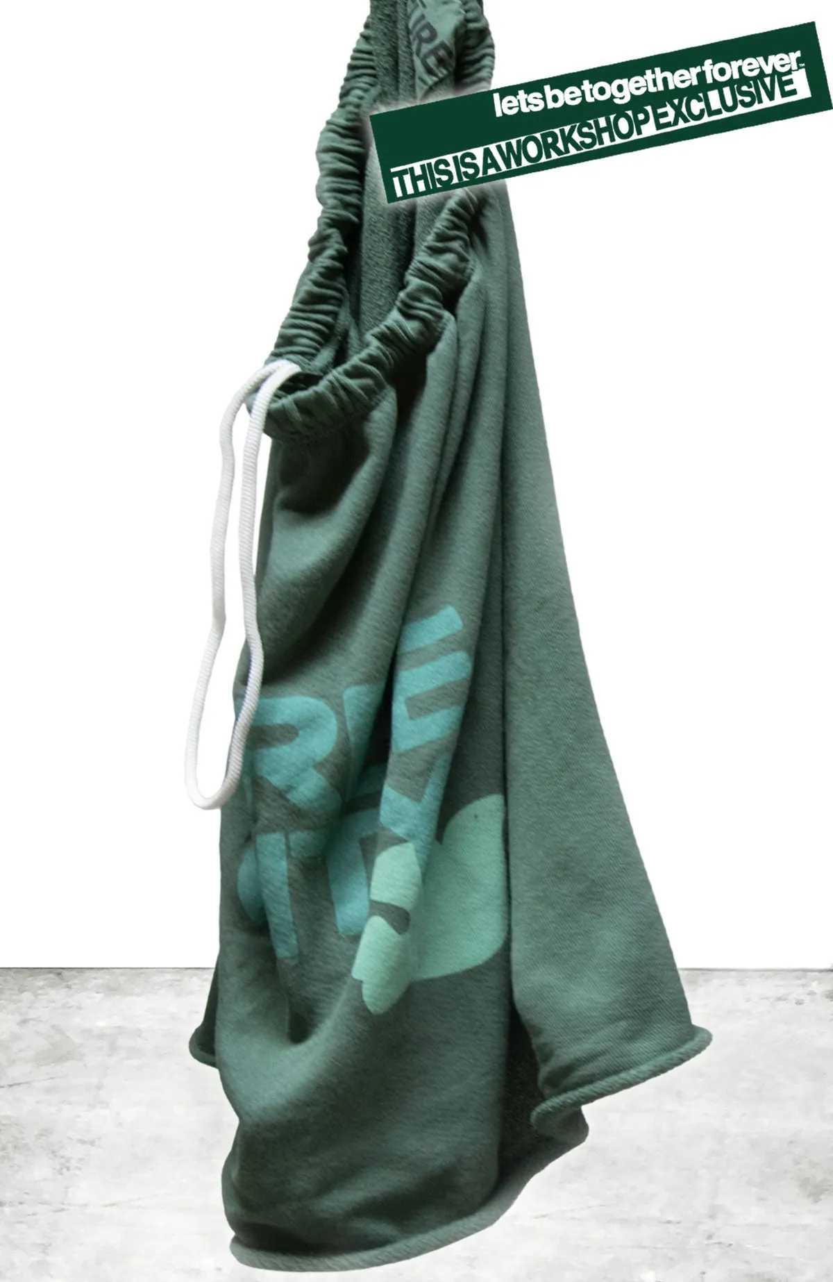 "WORKSHOP EXCLUSIVE" FREECITY cutoffs - eatgreen sold by freecity