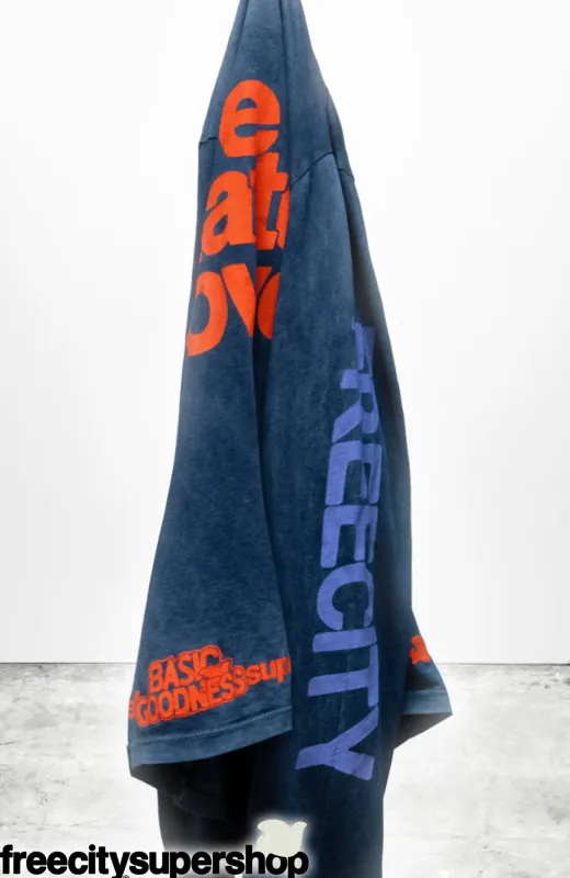 LIFENATURELOVE BASICgoodness SUPERVINTAGE longsleeve T - moonshroom powder made by freecity