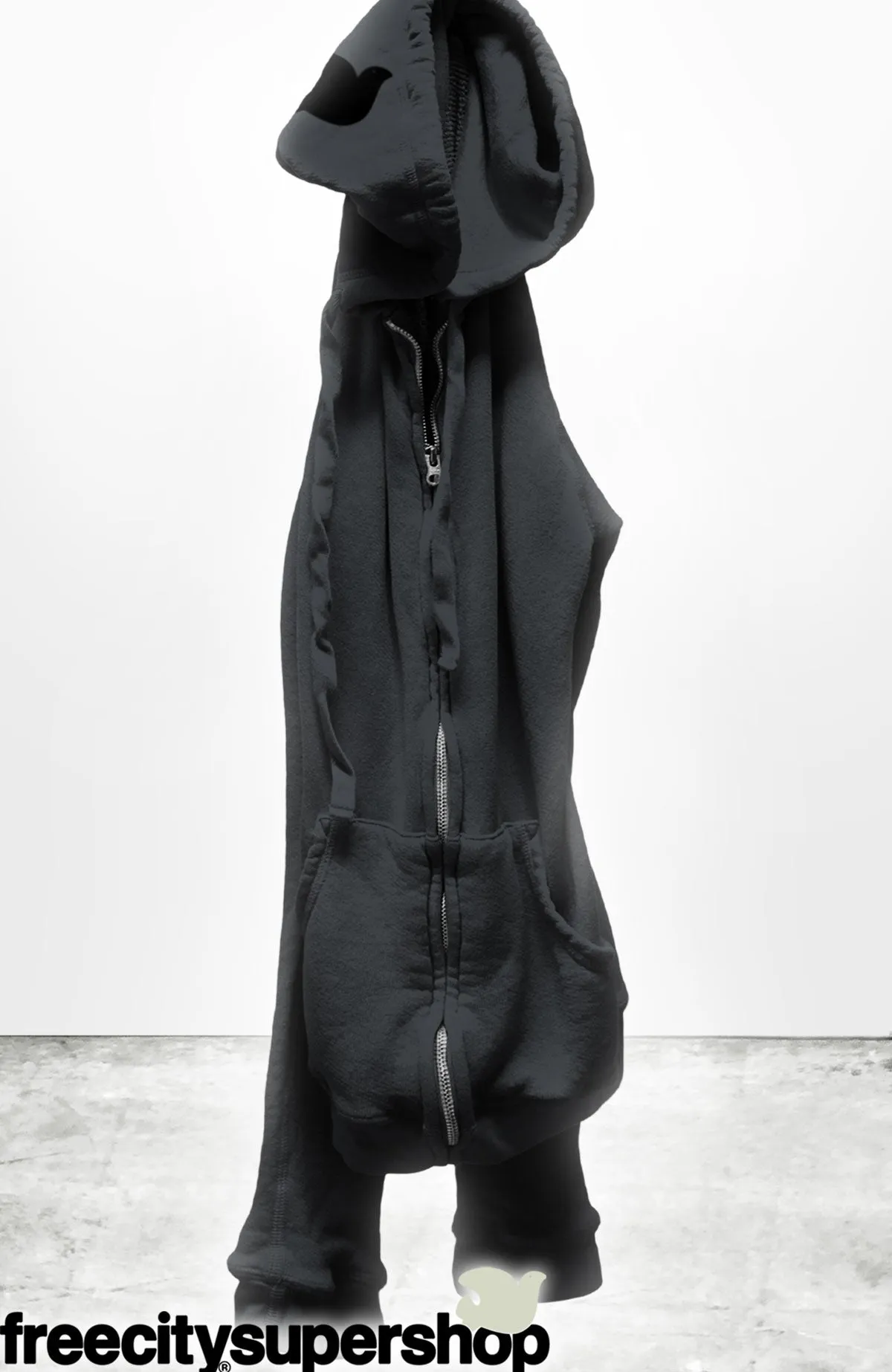 SUPERFLUFF LUX zip hoodie - spacerocks sold by freecity