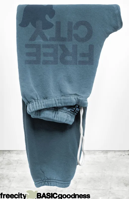 FREECITY sweatpant - belgium blue made by freecity
