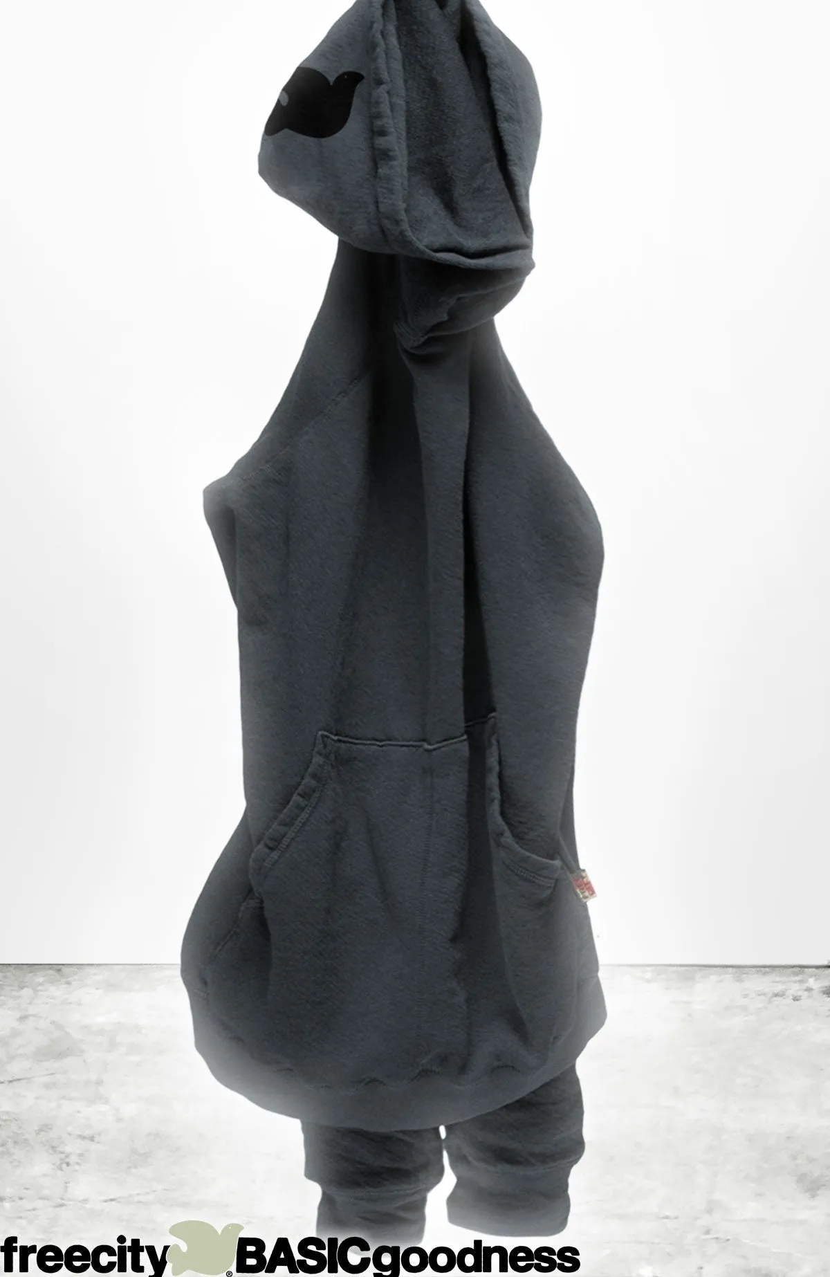 BASICGOODNESS light-terry/fluff hoodie - spacerocks sold by freecity product image thumbnail 2