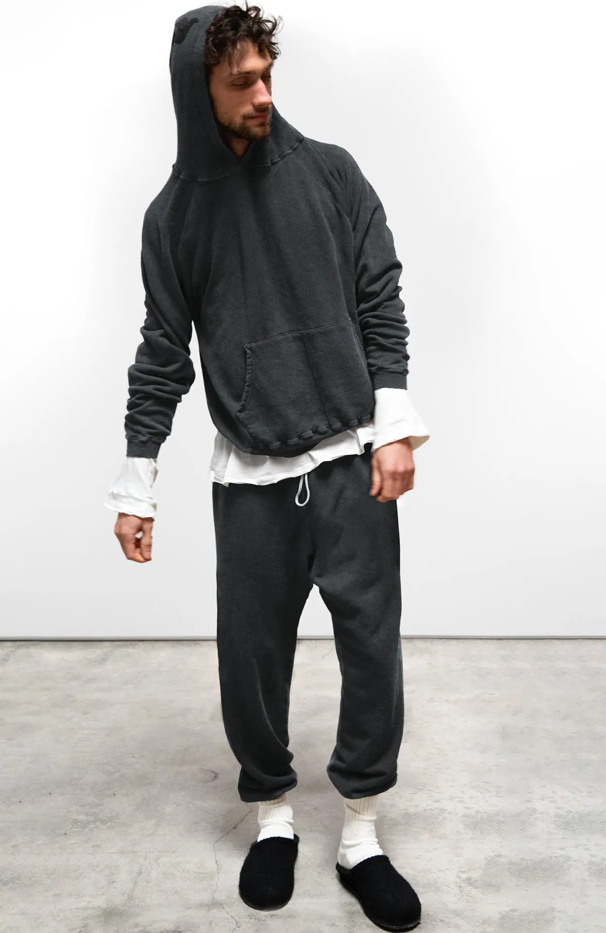 BASICGOODNESS light-terry/fluff hoodie - spacerocks sold by freecity