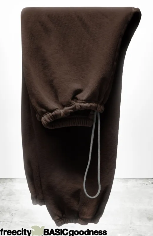 BASICGOODNESS light-terry/fluff OG sweatpant - chocolate rabbit made by freecity