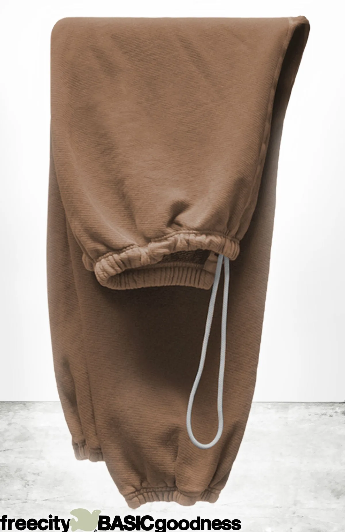 BASICGOODNESS light-terry/fluff OG sweatpant - bronzer sold by freecity