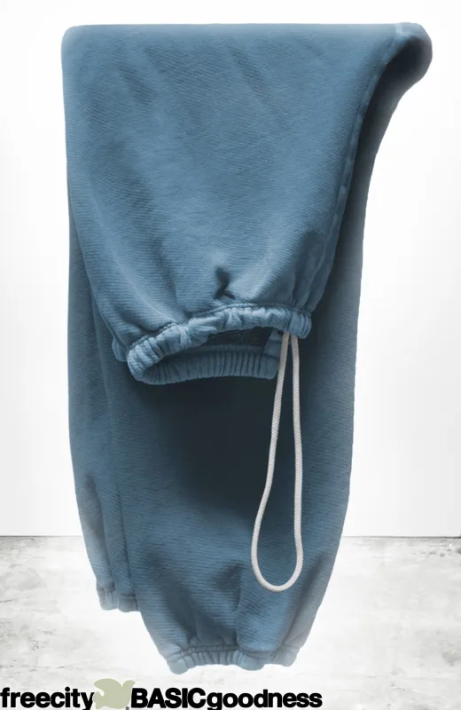 BASICGOODNESS light-terry/fluff OG sweatpant - belgium blue made by freecity