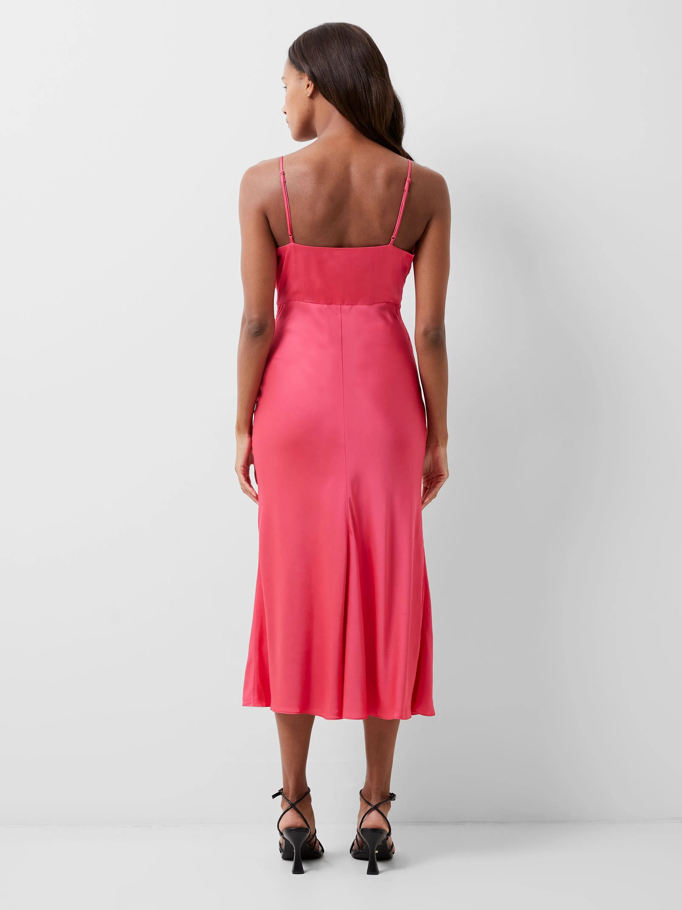 Ennis Satin Slip Midi Dress sold by French Connection product image thumbnail 5