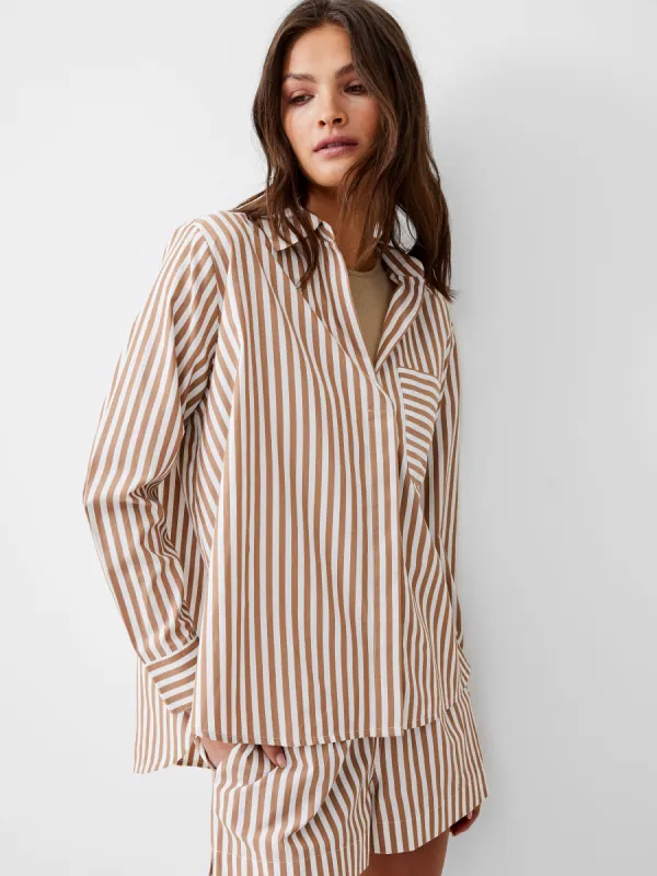 Thick Stripe Relaxed Popover sold by French Connection