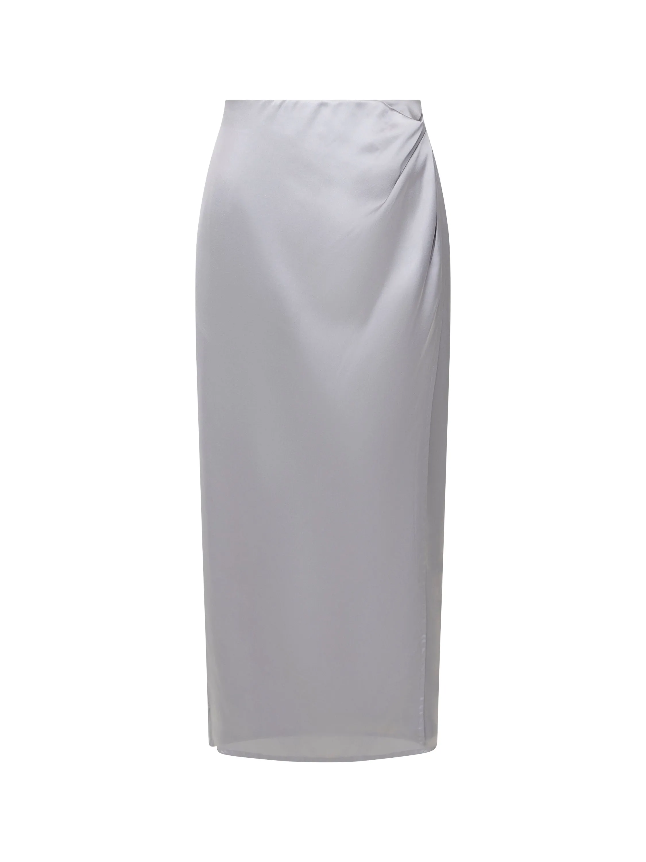 Inu Satin Midi Wrap Skirt sold by French Connection product image thumbnail 5