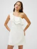 Whisper Asymmetric Ruffle Dress sold by French Connection